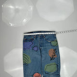 Levis 501 Jeans - 30W 32L Brown Cotton