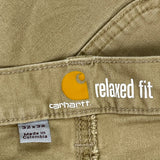 Carhartt Carpenter Trousers - 31W 32L Khaki Cotton