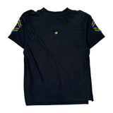 Military Style Bare Fox Graphic T-Shirt - 3XL Black Cotton