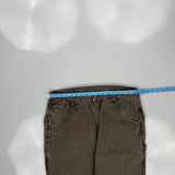 Unbranded Carpenter Trousers - 36W 30L Brown Cotton