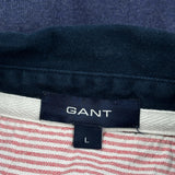 Gant Rugby Shirt - Large Blue Cotton