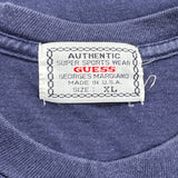 USA Guess T-Shirt - XL Blue Cotton