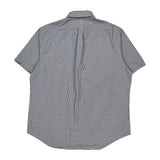 Ralph Lauren Checked Short Sleeve Shirt - XL Blue Cotton
