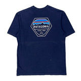 Responsibili-Tee Patagonia Graphic T-Shirt - Medium Blue Cotton