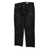 516 Levis Slim Fit Jeans - 33W 30L Black Cotton