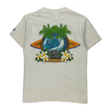 Hard Rock Cafe Graphic T-Shirt - Medium White Cotton