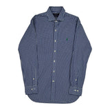 Polo By Ralph Lauren Checked Shirt - Small Blue Cotton