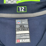 Seahawks Nike Football Jersey - XL Navy Polyester