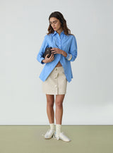 NO BOYFRIEND BLUE SHIRT