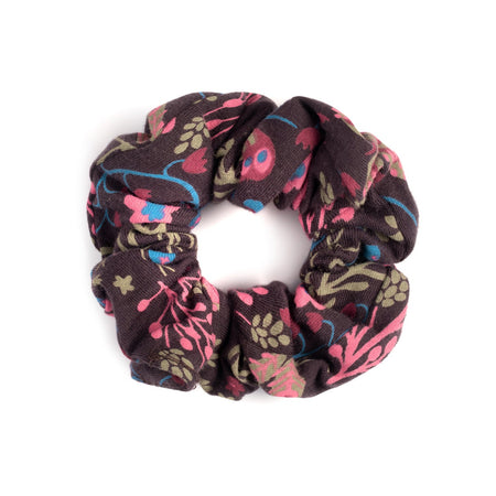 Organic Cotton Hair Scrunchie: Flower Child - FINAL SALE