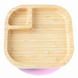 Bamboo Square Suction Plate