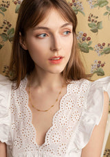 Necklace Loopy Duo Perldot-Champ