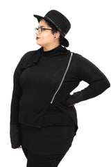 Asymmetrical Zipped Jacket - Last Few