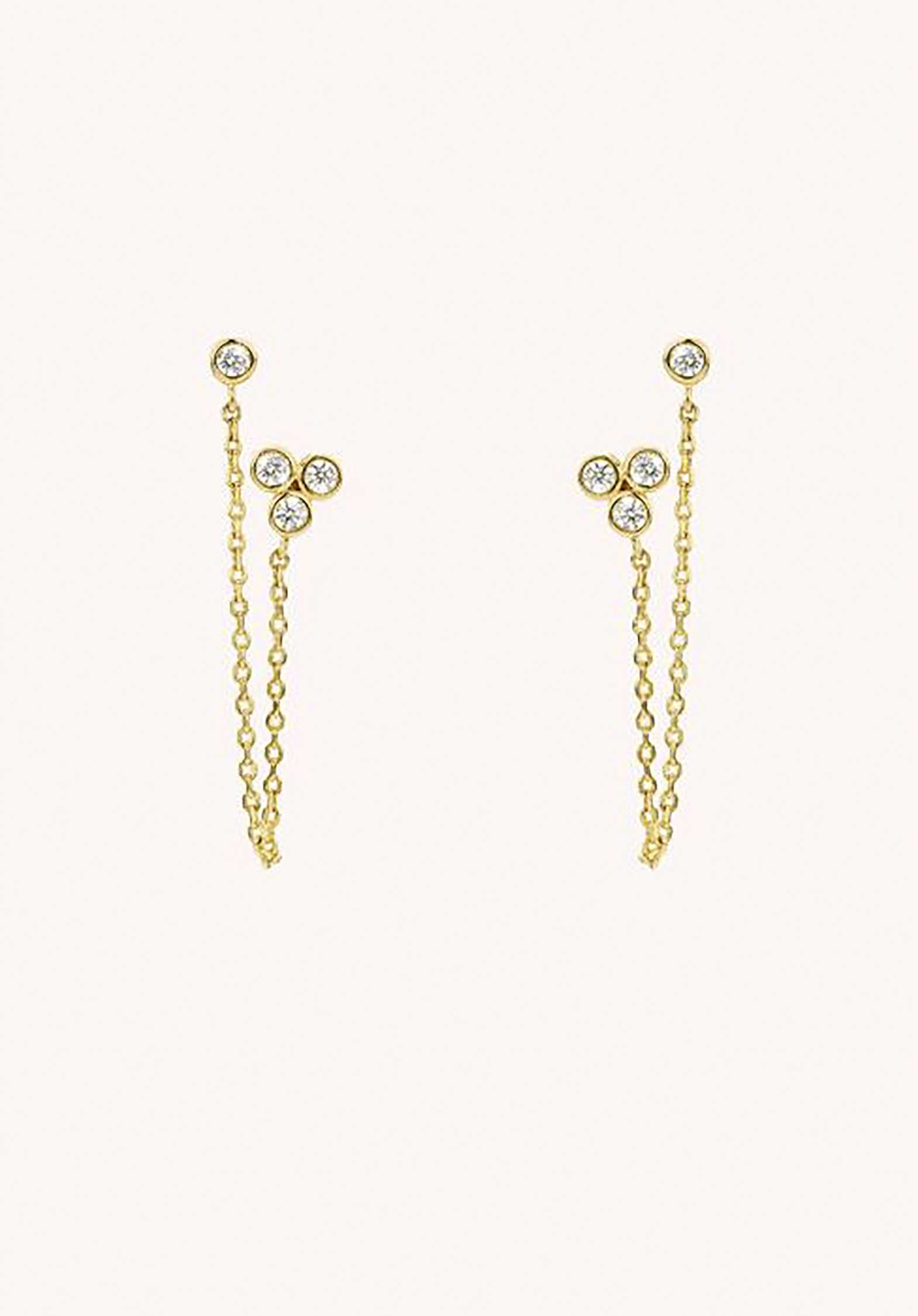 Earrings Bo-184g Metal