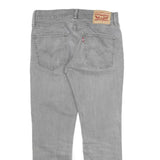 LEVI'S 511 Mens Slim Grey Denim Medium Wash Jeans W31 L30 Classic Zip Closure