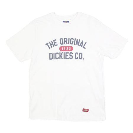 DICKIES Mens White The Original Dickies Co. Graphic T-Shirt L Short Sleeve Crew