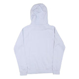 NIKE Mens White Hoodie M Cotton Blend Pullover Football Crest
