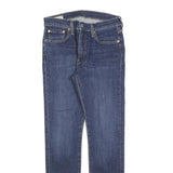 LEVI'S 519 BIG E Mens Jeans Blue Slim Skinny Denim Dark W28 L29 Classic Zip