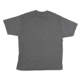 MAJESTIC Mens Grey Anaheim Ducks Graphic T-Shirt XL Short Sleeve Crew Neck