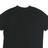 NAUTICA Mens Black Crew Neck Short Sleeve T-Shirt L Cotton Classic