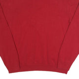 NAUTICA Mens Red Pullover Plain Crew Neck Basic Knit 2XL Cotton Sweater