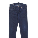 TRUE RELIGION Mens Dark Blue Slim Skinny Denim Jeans W30 L30 Zip Cotton Blend