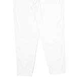 LE COMTE Womens Classic White Jeans Denim W30 L32 Zip Pockets Embroidered Logo