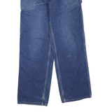 CARHARTT Mens Regular Blue Denim Stone Wash Jeans W32 L31 Workwear Loose Fit