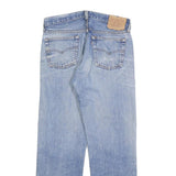 LEVI'S Mens Jeans Blue Regular Straight Denim Light W31 L28 Distressed