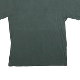 DICKIES Mens Green & Black Plain T-Shirt L Short Sleeve Crew Neck Pocket