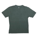 DICKIES Mens Green & Black Plain T-Shirt L Short Sleeve Crew Neck Pocket
