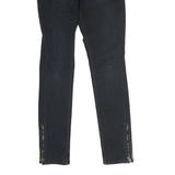 LEVI'S Mens Jeans Black Regular Skinny Denim Medium W28 L30 Fitted Style