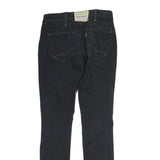 LEVI'S Mens Jeans Black Regular Skinny Denim Medium W28 L30 Fitted Style