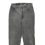 LEVI'S Womens Regular Fit Grey Denim Jeans Cotton Blend Zip W30 L27 Classic