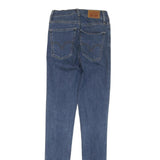 LEVI'S Womens Slim Blue Denim Jeans W23 L30 Zip Closure Comfortable Stylish