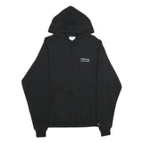 CHAMPION Mens Black College Prep Printed Pullover Hoodie L Casual Cotton Blend