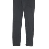 LEVI'S 710 Womens Jeans Black Regular Skinny Denim W28 L30 Distressed Style