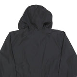 CHAMPION Mens Black K Soccer Coach Jacket M Polyester Plain Hooded Zip