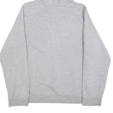 ADIDAS Mens Grey Pullover Hoodie S Casual Cotton Blend Lightweight