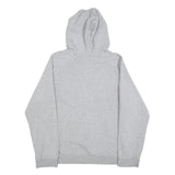 ADIDAS Mens Grey Pullover Hoodie S Casual Cotton Blend Lightweight