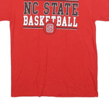 NEW AGENDA Mens Red NC State Basketball Graphic T-Shirt M Short Sleeve Crew Neck
