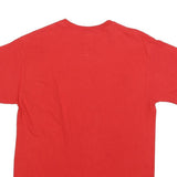 NEW AGENDA Mens Red NC State Basketball Graphic T-Shirt M Short Sleeve Crew Neck