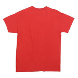 NEW AGENDA Mens Red NC State Basketball Graphic T-Shirt M Short Sleeve Crew Neck