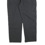 DICKIES Mens Black Regular Fit Denim Jeans W40 L30 Workwear Durable Zip
