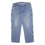 DICKIES Mens Relaxed Blue Denim Regular Straight Jeans W36 L30 Workwear