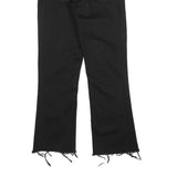 LEVI'S Mens Jeans Black Regular Bootcut Denim Medium W29 L28 Cropped Raw Hem