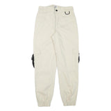 CLOCKHOUSE Mens Cotton Blend Beige Relaxed Cargo Trousers W28 L29 Utility