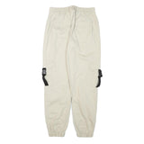 CLOCKHOUSE Mens Cotton Blend Beige Relaxed Cargo Trousers W28 L29 Utility
