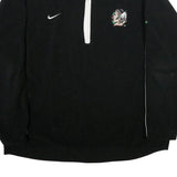 NIKE Mens Black & White Patterned Pullover Jumper 2XL Polyester Sportswear