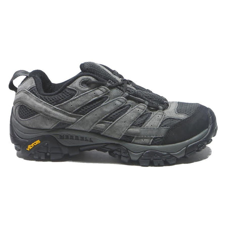 MERRELL Moab Mens Low Top Trainers Grey & Black Synthetic UK 8 Comfortable